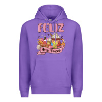 Purple mexican new year Premium Hoodie - MaliasSmallBusiness