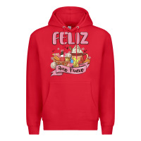 Red mexican new year Premium Hoodie - MaliasSmallBusiness
