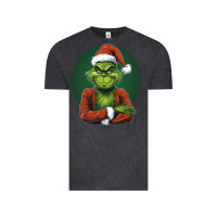 Vintage Black Grinch Vintage Tee - Unal Design