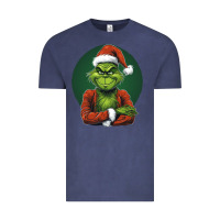 Vintage Denim Grinch Vintage Tee - Unal Design