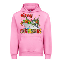 Fuchsia Pink merry cruisemas Urban Hoodie - MaliasSmallBusiness