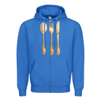 True Royal spoon fork knife fa element Zipper Hoodie - FaDigitalArtStudio