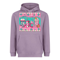 Lavender pink christmas coffee Heavyweight Hoodie - Jasminsmagicworld