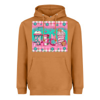 Meerkat pink christmas coffee Heavyweight Hoodie - Jasminsmagicworld