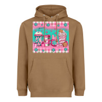 Toasted Coconut pink christmas coffee Heavyweight Hoodie - Jasminsmagicworld