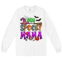 White one spooky mama Long Sleeve Tee - Zillion Design Studio