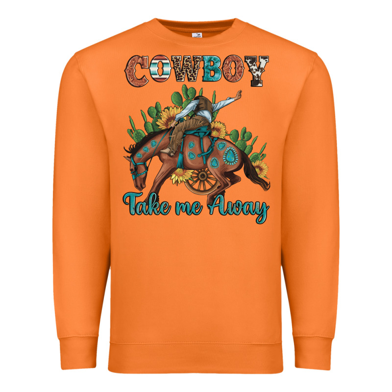 Cowboy Take Me Away Rodeo Premium Sweatshirt by Artiststas | Teevron