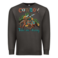 Smoke cowboy take me away rodeo Premium Sweatshirt - Artiststas