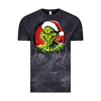Cloud Black Grinch Vintage Tee - Unal Design