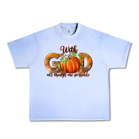 Grape Ice With God All Thing Are Possible Urban Heavy Tee - RanaPortraitStore