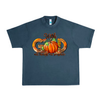 Midnight Navy With God All Thing Are Possible Urban Heavy Tee - RanaPortraitStore
