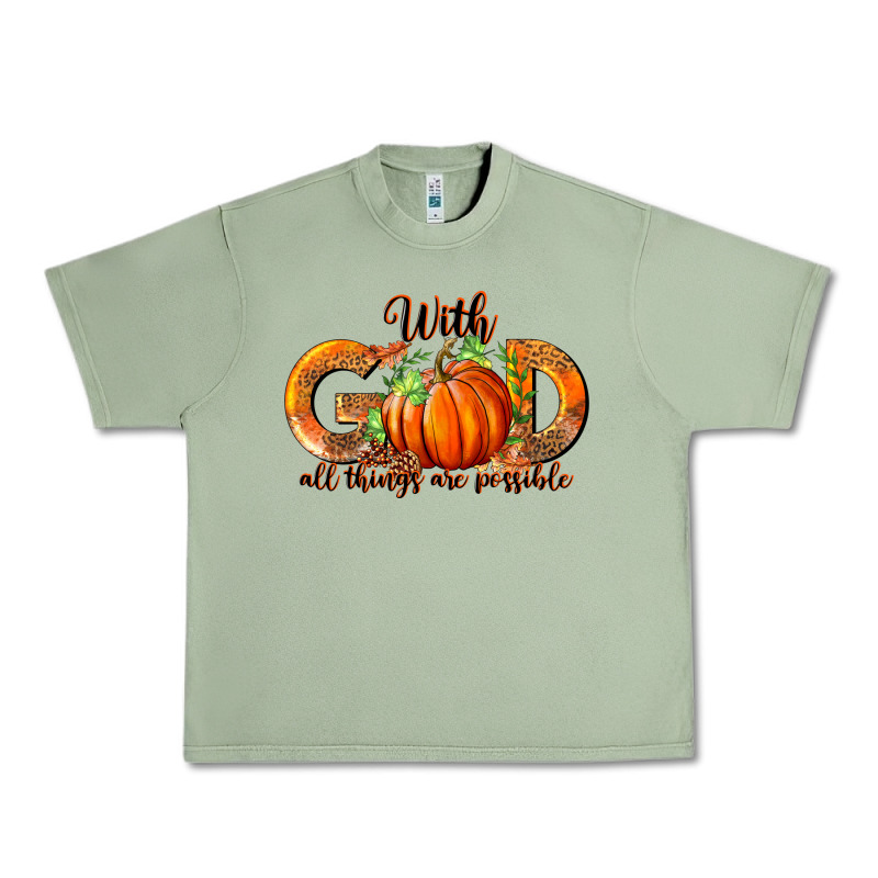 With God All Thing Are Possible Urban Heavy Tee by RanaPortraitStore | Teevron