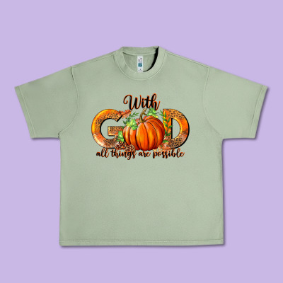 With God All Thing Are Possible Urban Heavy Tee Designed By Ranaportraitstore