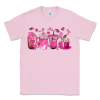 Bubblegum Pink Breast Cancer Coffee Cups Classic Tee - texasbilliewilder