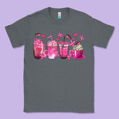 Breast Cancer Coffee Cups Classic Tee Designed By Texasbilliewilder