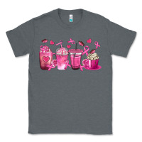 Charcoal Heather Breast Cancer Coffee Cups Classic Tee - texasbilliewilder