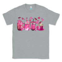 Heather Grey Breast Cancer Coffee Cups Classic Tee - texasbilliewilder