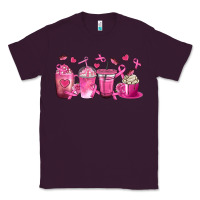 Plum Breast Cancer Coffee Cups Classic Tee - texasbilliewilder