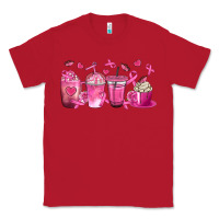 Red Breast Cancer Coffee Cups Classic Tee - texasbilliewilder