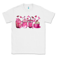 White Breast Cancer Coffee Cups Classic Tee - texasbilliewilder