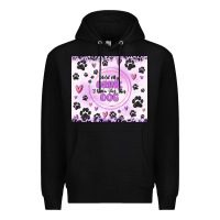 Black hold my drink i gotta pet this dog Premium Hoodie - MaliasSmallBusiness