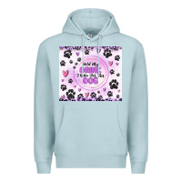 Blue Mist hold my drink i gotta pet this dog Premium Hoodie - MaliasSmallBusiness