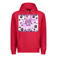 Hold My Drink I Gotta Pet This Dog Premium Hoodie | Teevron
