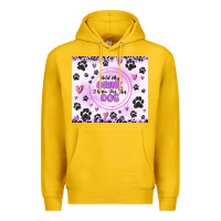 Lemon hold my drink i gotta pet this dog Premium Hoodie - MaliasSmallBusiness