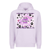 Lilac hold my drink i gotta pet this dog Premium Hoodie - MaliasSmallBusiness