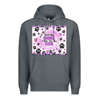 Rock hold my drink i gotta pet this dog Premium Hoodie - MaliasSmallBusiness