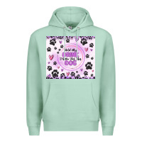 Seafoam hold my drink i gotta pet this dog Premium Hoodie - MaliasSmallBusiness