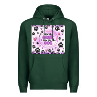 Sports Green hold my drink i gotta pet this dog Premium Hoodie - MaliasSmallBusiness