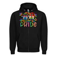 Black pride Zipper Hoodie - CowhideDigitalArt