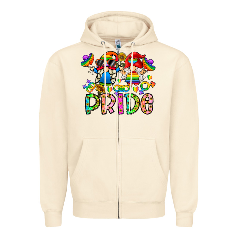 Pride Zipper Hoodie by CowhideDigitalArt | Teevron