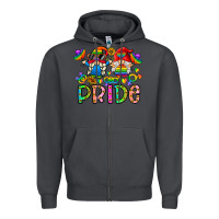 Smoke pride Zipper Hoodie - CowhideDigitalArt