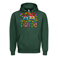 Sports Green pride Zipper Hoodie - CowhideDigitalArt