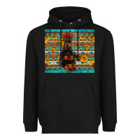 Black doberman with western background Heavyweight Hoodie - Artiststas