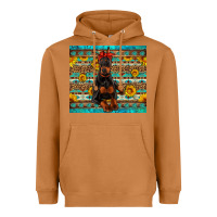 Meerkat doberman with western background Heavyweight Hoodie - Artiststas