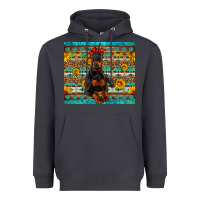 Smoke doberman with western background Heavyweight Hoodie - Artiststas