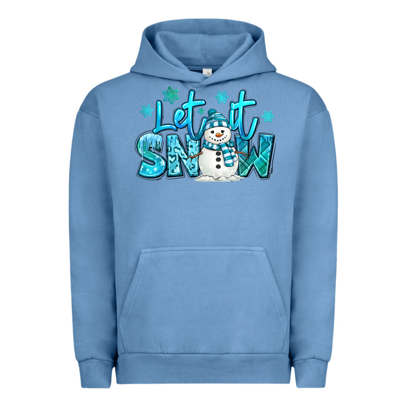 Let It Snow Winter Snowman Urban Hoodie by MaliasSmallBusiness | Teevron