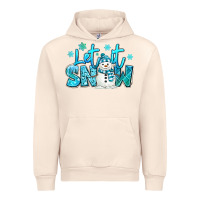 Sandshell let it snow winter snowman Urban Hoodie - MaliasSmallBusiness