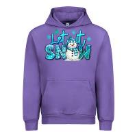Tulip let it snow winter snowman Urban Hoodie - MaliasSmallBusiness