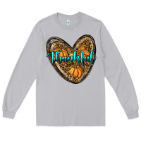 Moon Dust thankful pumpkin heart Long Sleeve Tee - RanaPortraitStore