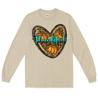 Mushroom thankful pumpkin heart Long Sleeve Tee - RanaPortraitStore