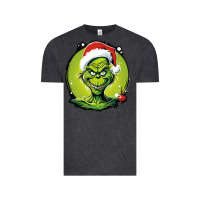 Vintage Black Grinch Vintage Tee - Unal Design