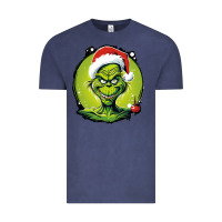 Vintage Denim Grinch Vintage Tee - Unal Design