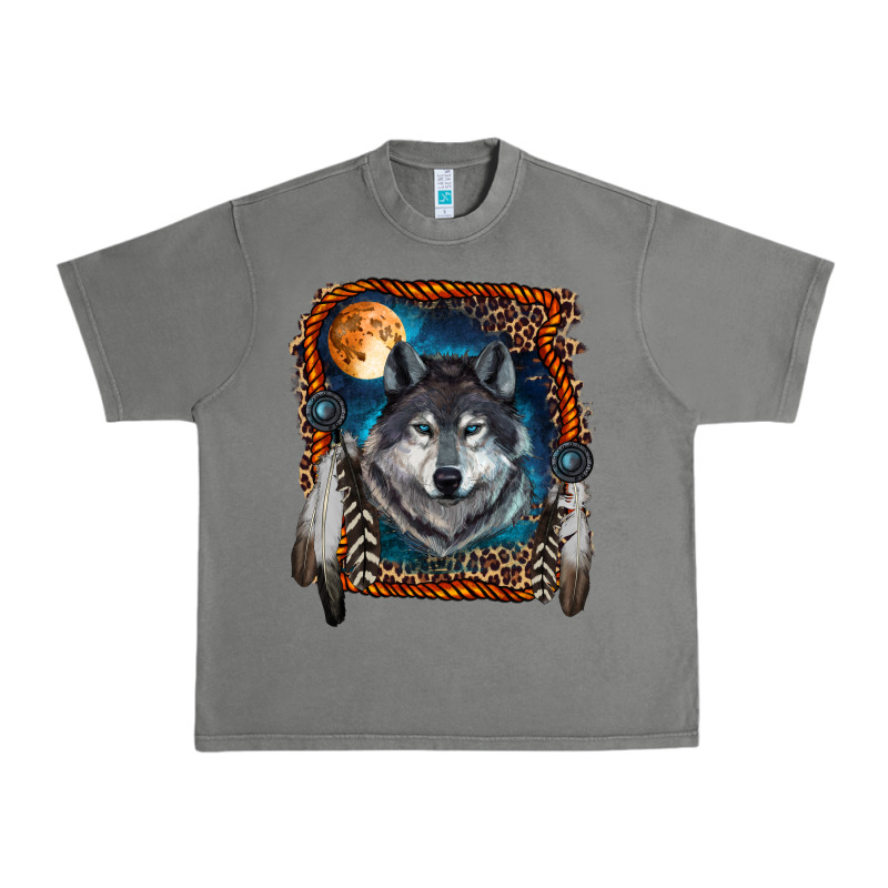 Wolf And Feathers Urban Heavy Tee by RanaPortraitStore | Teevron