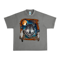 Tornado Wolf And Feathers Urban Heavy Tee - RanaPortraitStore