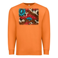 Carrot gemstone cowhide background Premium Sweatshirt - AdoDesignShop