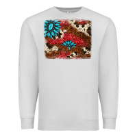 Dove Grey gemstone cowhide background Premium Sweatshirt - AdoDesignShop